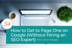 computer on desk: How to Get to Page One on Google (Without Hiring an SEO Expert)