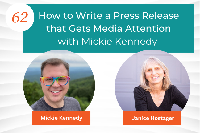 how to write a press release with mickie kennedy